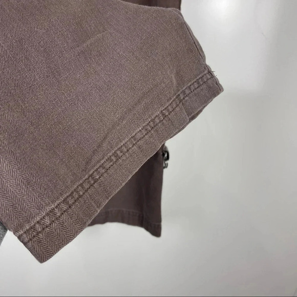 Columbia Brown Straight Leg Convertible Capri Cropped Denim Pants Size 10 - Picture 7 of 9